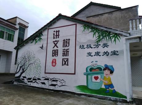 浦城县墙绘是现在流行的墙体广告