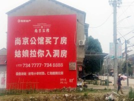 浦城县墙体广告在乡镇、农村市场的媒体优势